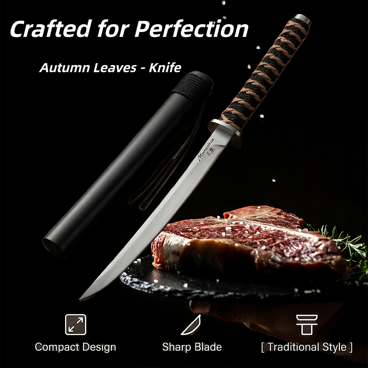 High Tech Kitchen Accessories - Hoogwaardige 1-delige set hoogwaardige herfstbladeren keukenmessen,