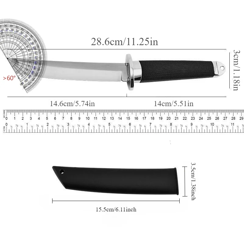 Hoogwaardige samurai keukenmes - High Tech Kitchen Accessories recensie en prijs