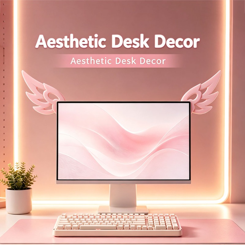 Kawaii 3D-vleugeldecoratie voo - Tech Table Accessories recensie en prijs