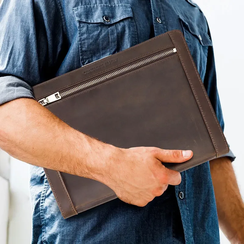 Leren tabletopbergtas voor App - Tech Accessories For Ipad recensie en prijs