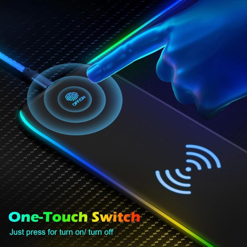 96GE LED-gamingmuismat met 15  - Mouse Charging Pad recensie en prijs