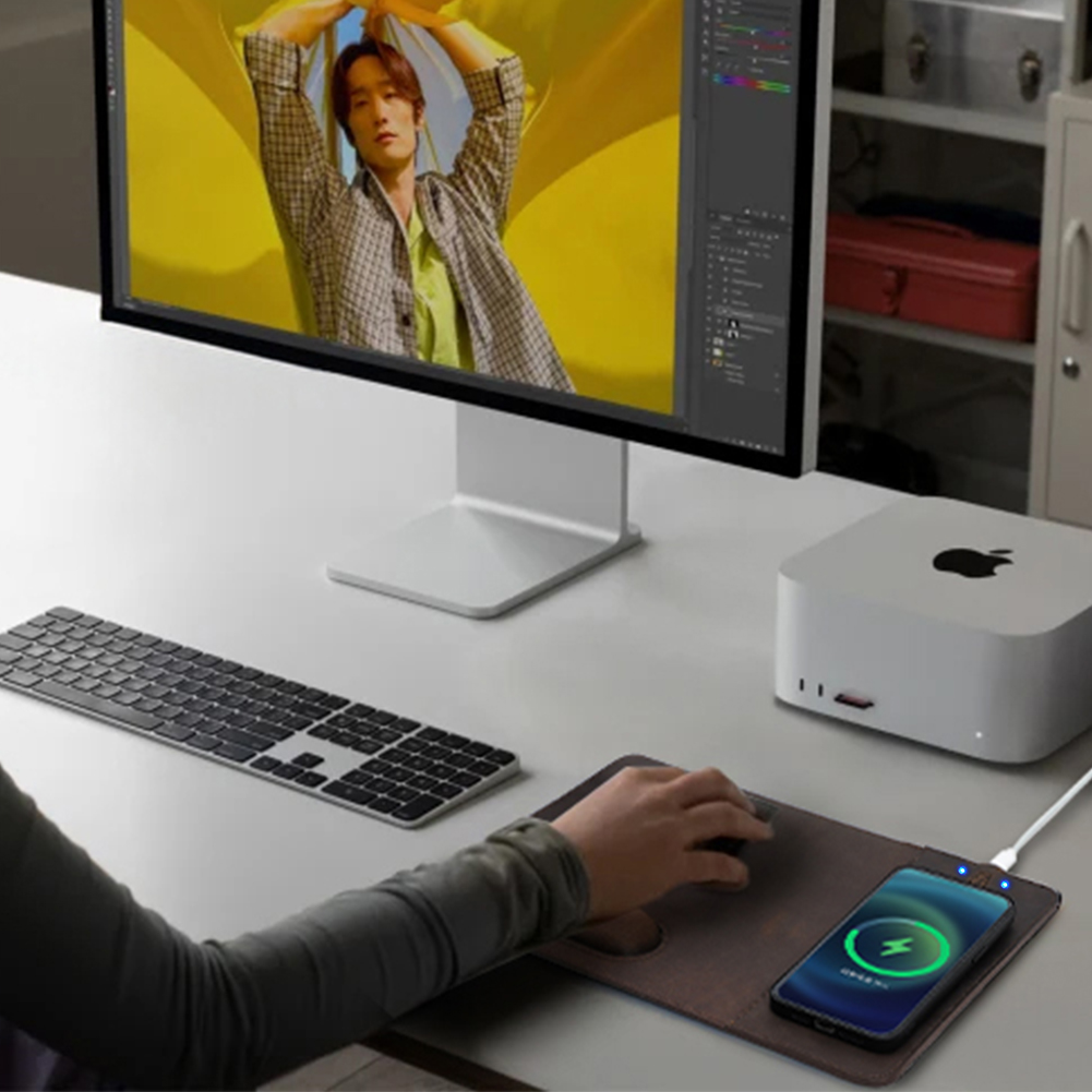 Muismat met 15W telefoon Draad - Mouse Charging Pad recensie en prijs