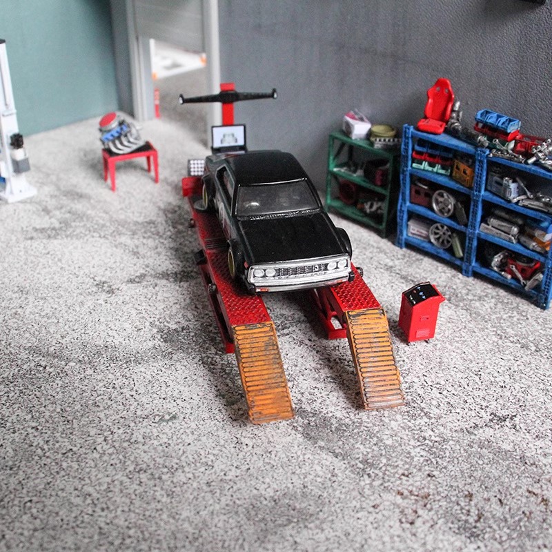 1:64 Garage Scene Accessoire E - Tech Table Accessories recensie en prijs