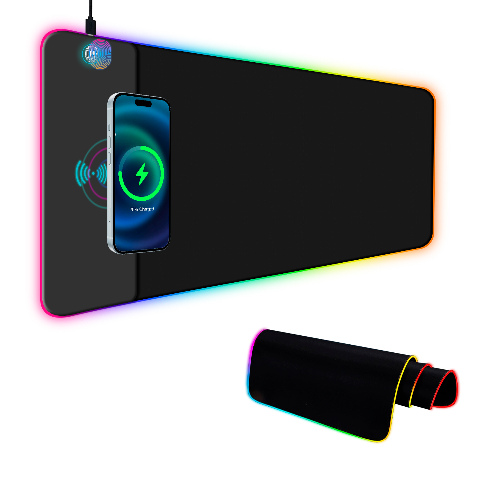 Draadloos opladen RGB-gamingmu - Mouse Charging Pad recensie en prijs