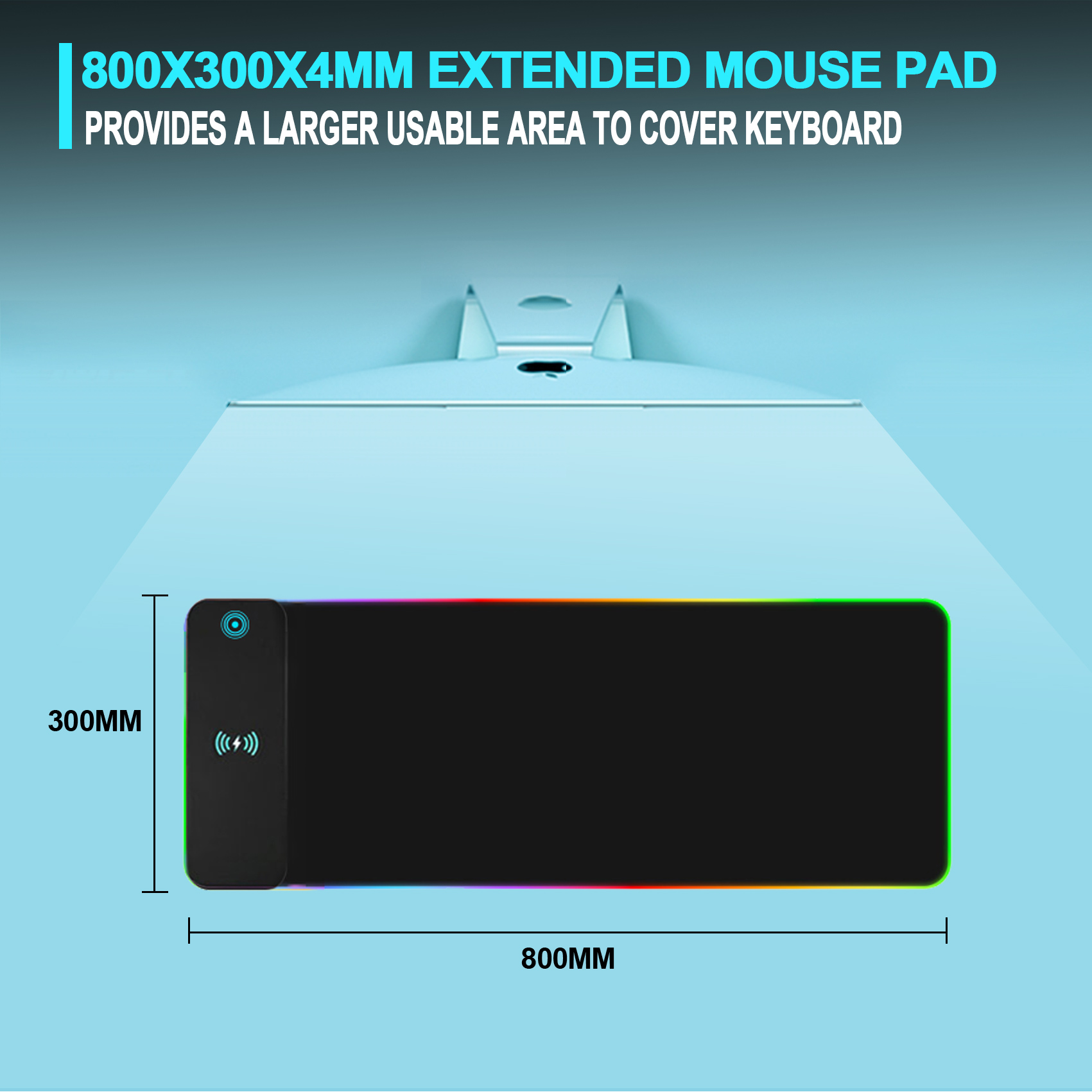 Draadloos opladen RGB-gamingmu - Mouse Charging Pad recensie en prijs